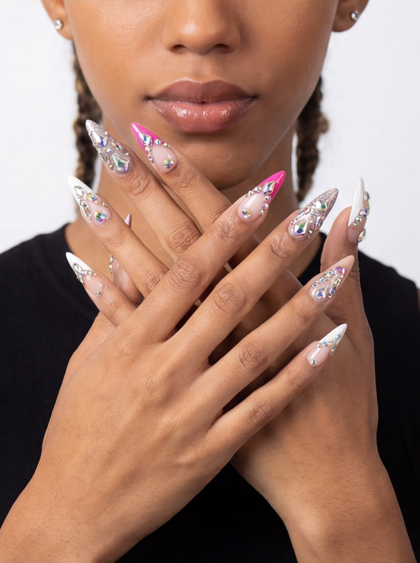 NAPN01 - Crystal Crown Stiletto