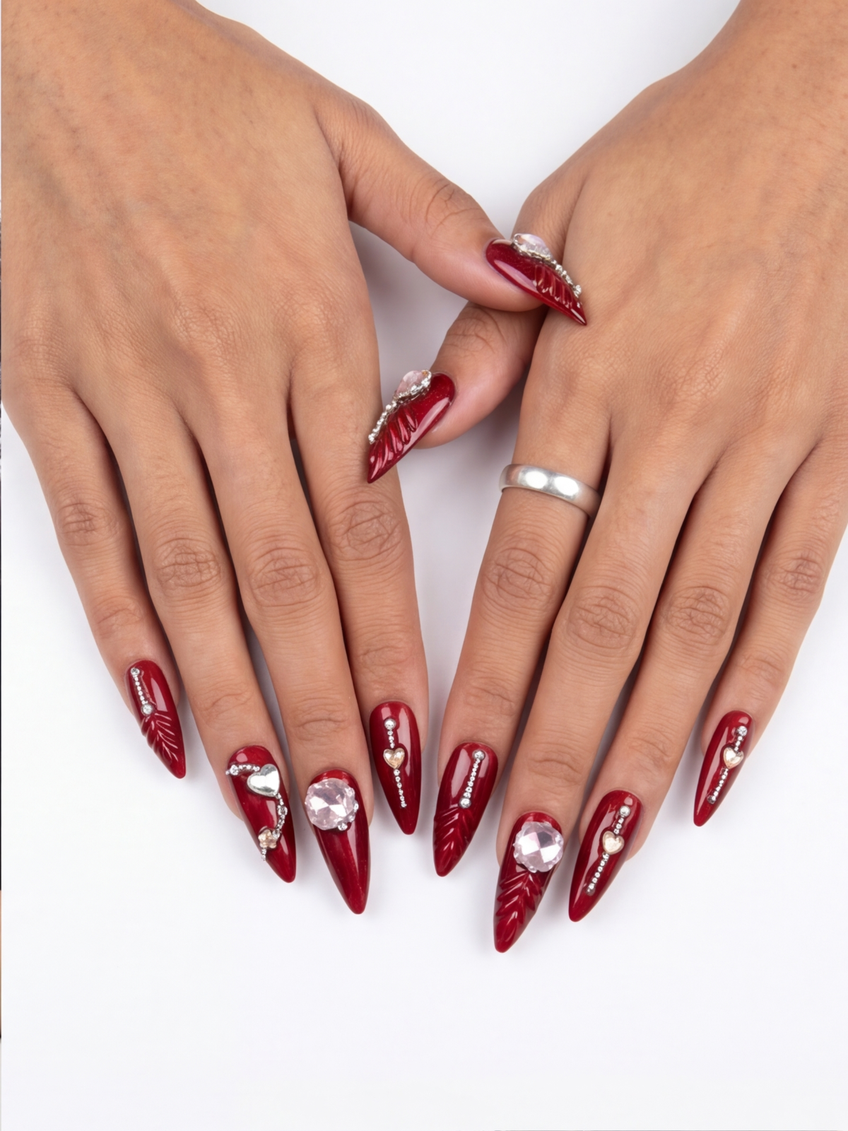 NAPN08 - Ruby Luxe Heart