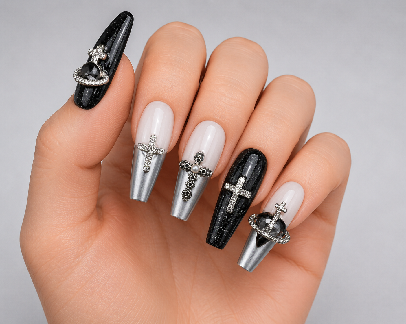 Chrome Noir Cross