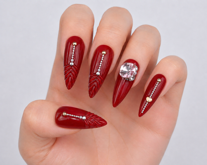 NAPN08 - Ruby Luxe Heart
