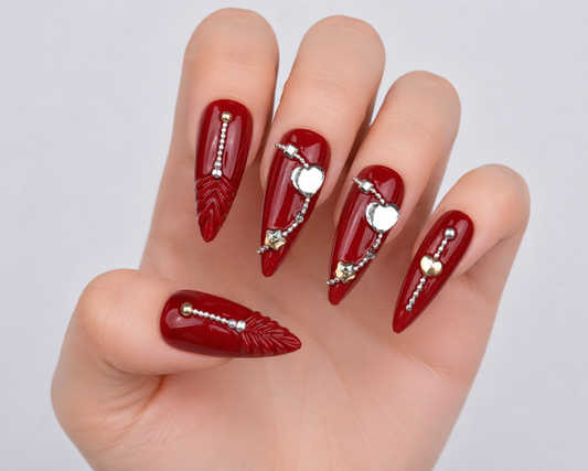 NAPN08 - Ruby Luxe Heart