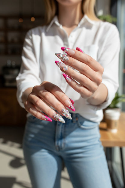 NAPN01 - Crystal Crown Stiletto
