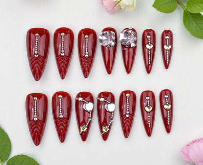 NAPN08 - Ruby Luxe Heart